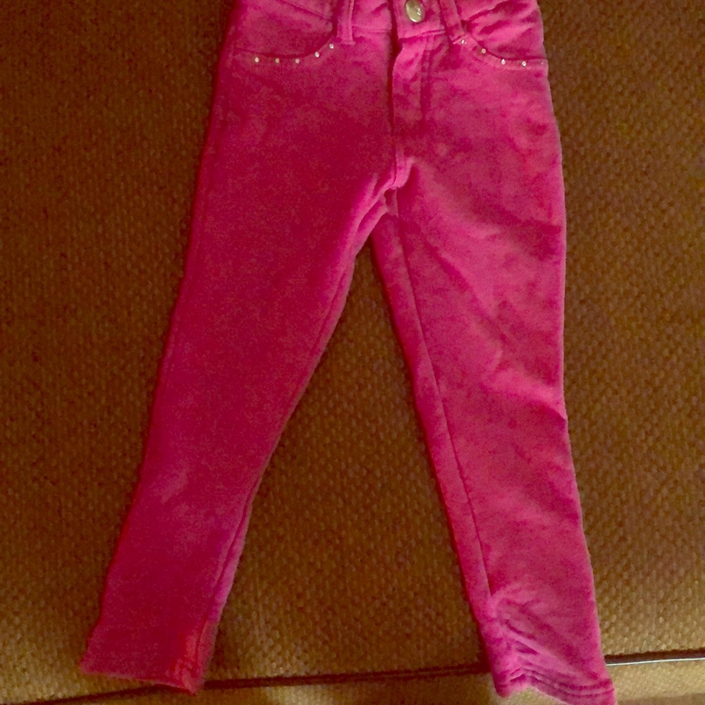 Toddler pink skinny jeans